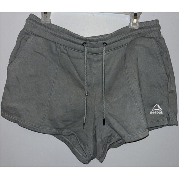 Reebok Pants - Reebok Warmup Run Athletic Shorts Vintage Women's Size Large Green.